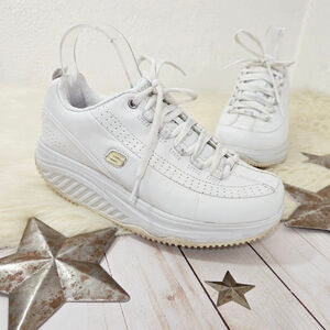 Skechers Shape Ups sneakers Shoes White Rocker Toning Walking Fitness women's 6
